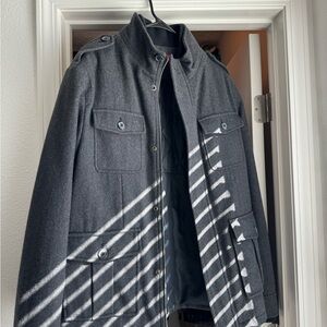 Merona Charcoal Military Field Jacket